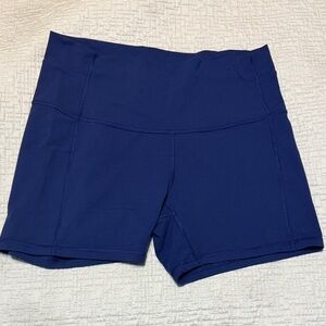 Lululemon Athletica Deep Blue Bike Shorts